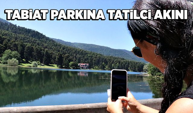 Tabiat parkına tatilci akını