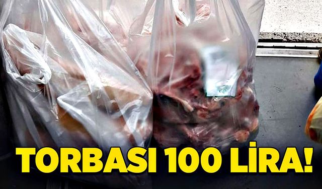 Torbası 100 lira