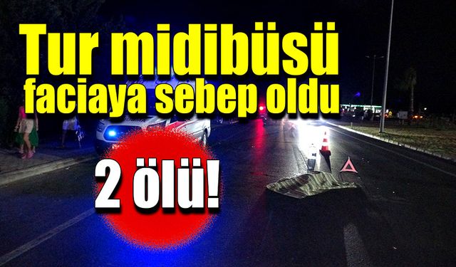 Tur midibüsü facia yarattı! Yayaların arasına daldı! 2 ölü