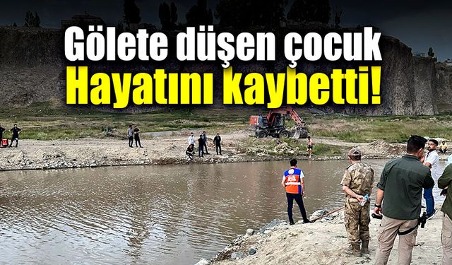 12 yaşındaki çocuk gölette hayatını kaybetti!