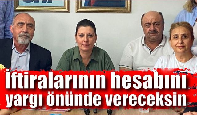 Ebru Uzun: İftira dolu iddialarını yarından tezi yok ispatlamak zorundasın!