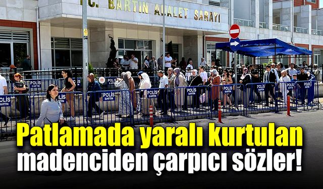 Patlamada yaralı kurtulan madenciden çarpıcı sözler!