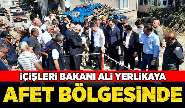 İçişleri Bakanı Ali Yerlikaya afet bölgesinde!