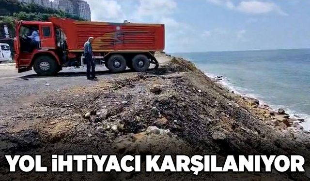 Yol ihtiyacı karşılanıyor