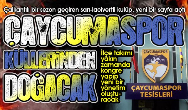 Çaycumaspor kongreye gidiyor... Yeni başkan kim olacak?