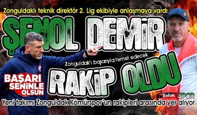 Şenol Demir’in yeni takımı belli oldu... Memleketi Zonguldak’a rakip olarak gelecek