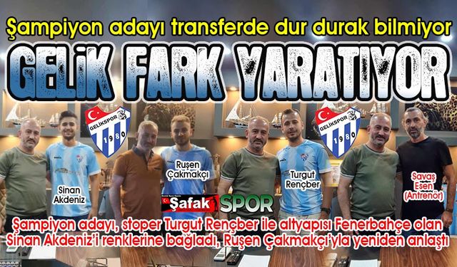 Gelikspor flaş transferlere devam ediyor... Futbolcularla birlikte Savaş hoca da imzaladı