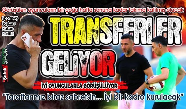 Mustafa hoca transfer raporunu sundu... Zonguldak Kömürspor’a yakışır bir takım kurulacak!