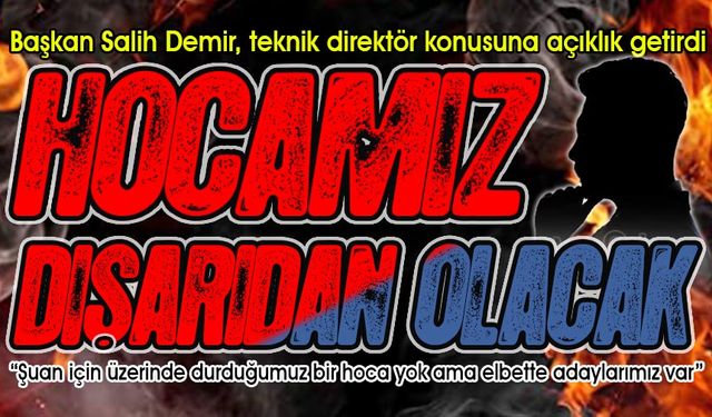 Zonguldak Kömürspor yeni sezonda dışarıdan bir hocayla çalışacak