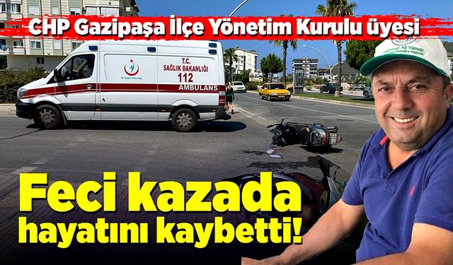 CHP İlçe Yönetim Kurulu üyesi feci kazada öldü!