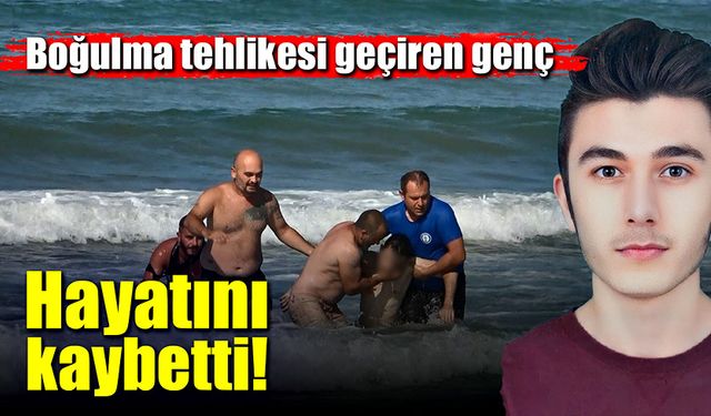 Samsun'da denizde boğulan üniversite öğrencisi hayatını kaybetti