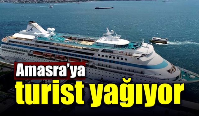 Amasra’ya turist yağıyor