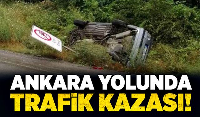 Zonguldak-Ankara karayolunda trafik kazası