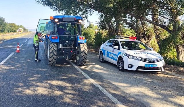 Traktör sürücülerine sıkı denetim