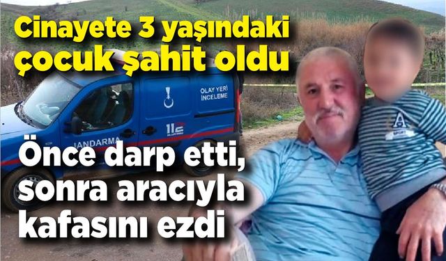 Husumetlisini önce darp etti, sonra aracıyla kafasını ezdi