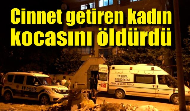 Tartıştığı kocasını av tüfeği ile öldürdü