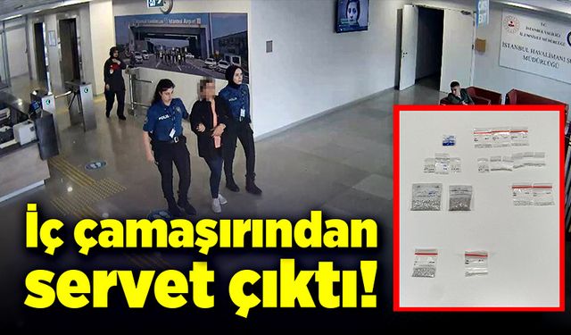 İç çamaşırından servet çıktı!