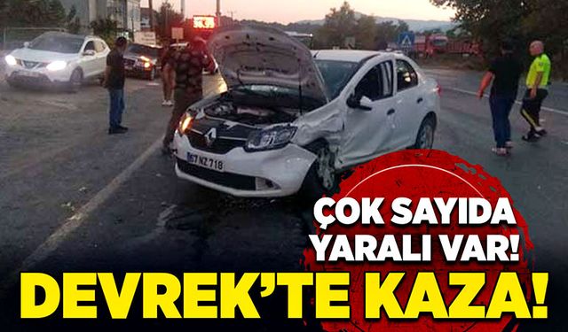 Devrek’te kaza: Çok sayıda yaralı var!