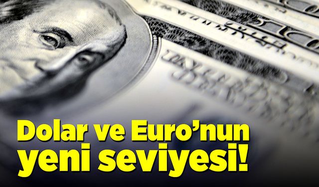 Dolar ve Euro’nun yeni seviyesi!