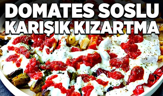 Domates soslu karışık kızartma