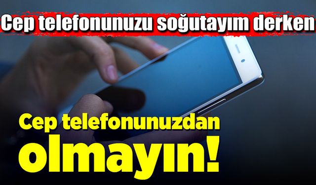 Cep telefonunuzu soğutuyorsanız dikkat!