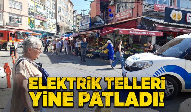 Elektrik telleri yine patladı!