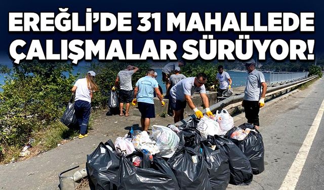 Ereğli'de 31 mahallede çalışmalar sürüyor!