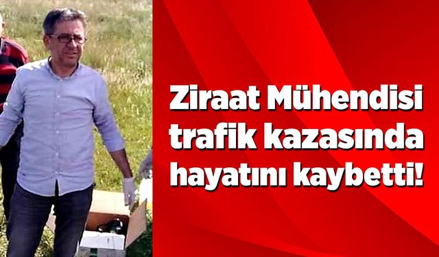 Ziraat Mühendisi trafik kazasında hayatını kaybetti!