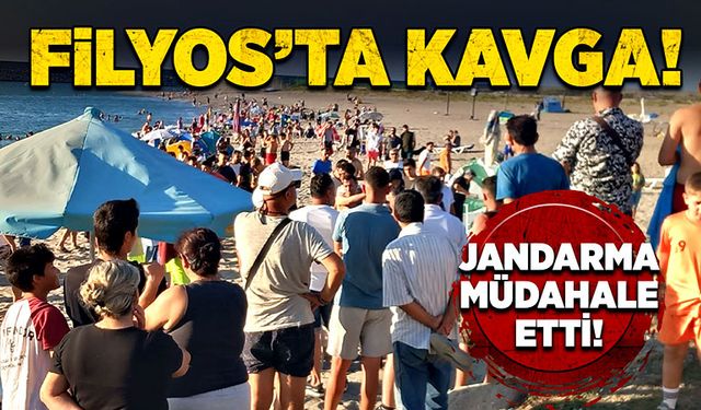 Filyos’ta kavga! Jandarma müdahale etti!