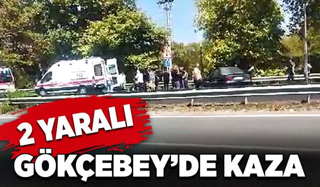 Gökçebey’de kaza: 2 yaralı