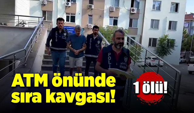 ATM önünde sıra kavgası kanlı bitti!