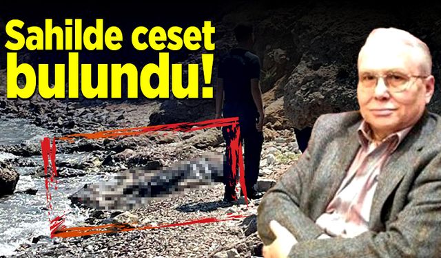 Vatandaşlar sahilde ceset buldu!