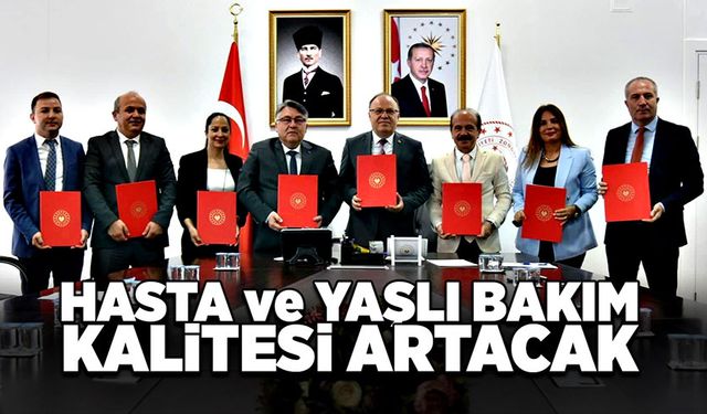 Hasta ve yaşlı bakım kalitesi artacak