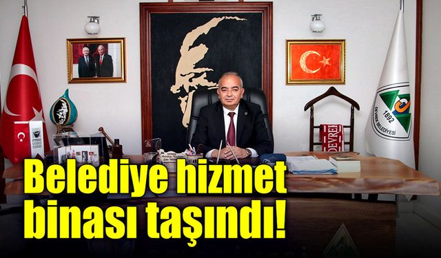 Belediye hizmet binası taşındı