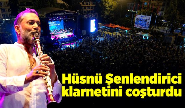 Hüsnü Şenlendirici ve klarnetinin büyüsüne ortak oldular!