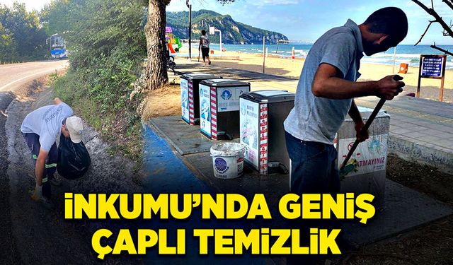 İnkumu’nda geniş çaplı temizlik