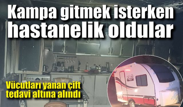 Kampa gitmek için yola çıkacak çiftin hatası canlarından ediyordu