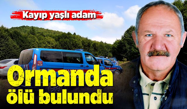 Kaybolan yaşlı adam ormanlık alanda ölü bulundu!