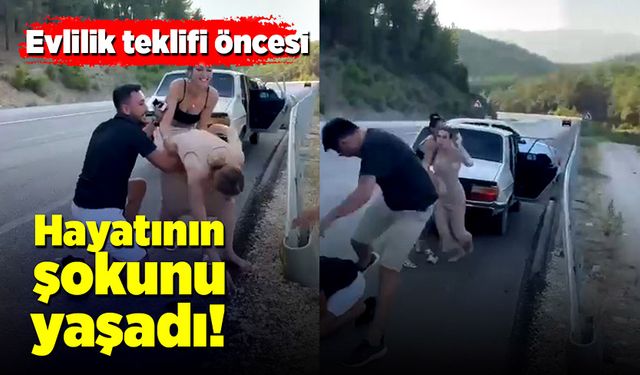 Evlilik teklifi öncesi hayatının şokunu yaşadı!