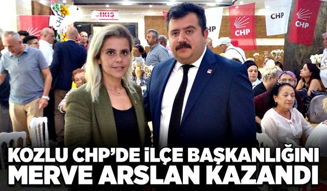 Kozlu CHP’de ilçe başkanlığını Merve Arslan kazandı