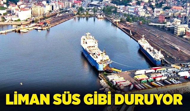 Liman süs gibi duruyor