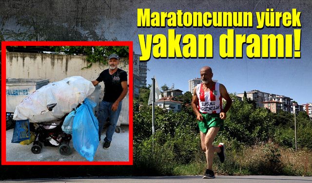 Maratoncu atık toplayarak geçimini sağlıyor!