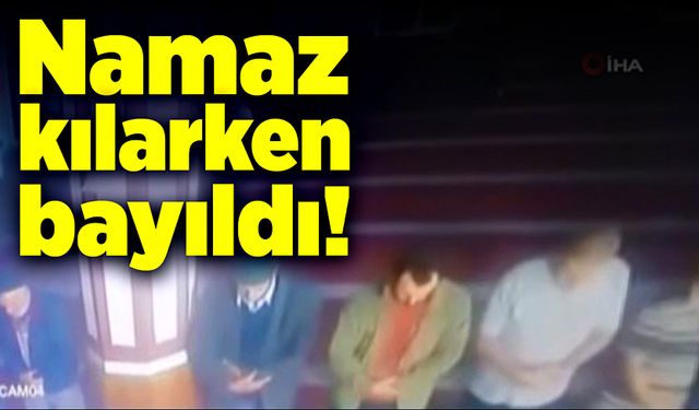 Camide baygınlık geçiren vatandaşa cemaatten ilk yardım