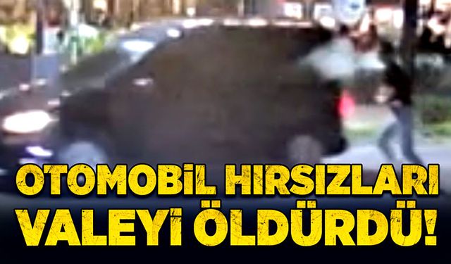 Otomobil hırsızları valeyi öldürdü!