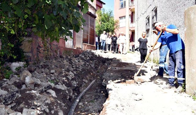 Başkan Posbıyık, alt yapı çalışmalarını denetledi