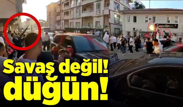 Gelin alma töreni savaş alanına döndü!