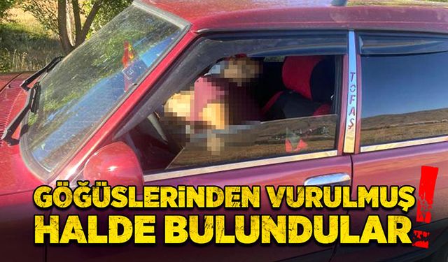 Göğüslerinden vurulmuş halde bulundular!