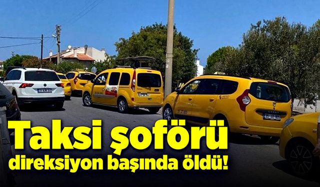 Taksi şoförü fenalaşarak hayatını kaybetti