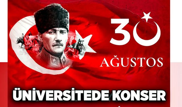 Üniversitede Zafer Bayramı konseri