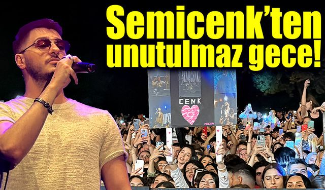 Ünlü Rap sanatçısı Semicenk unutulmaz gece yaşattı!